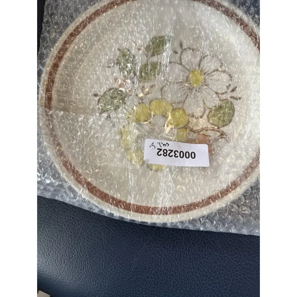 VTG Retro Imperial Stoneware W.M. Dalton H-1001 Summertime Dinner Plate 10.5” EC